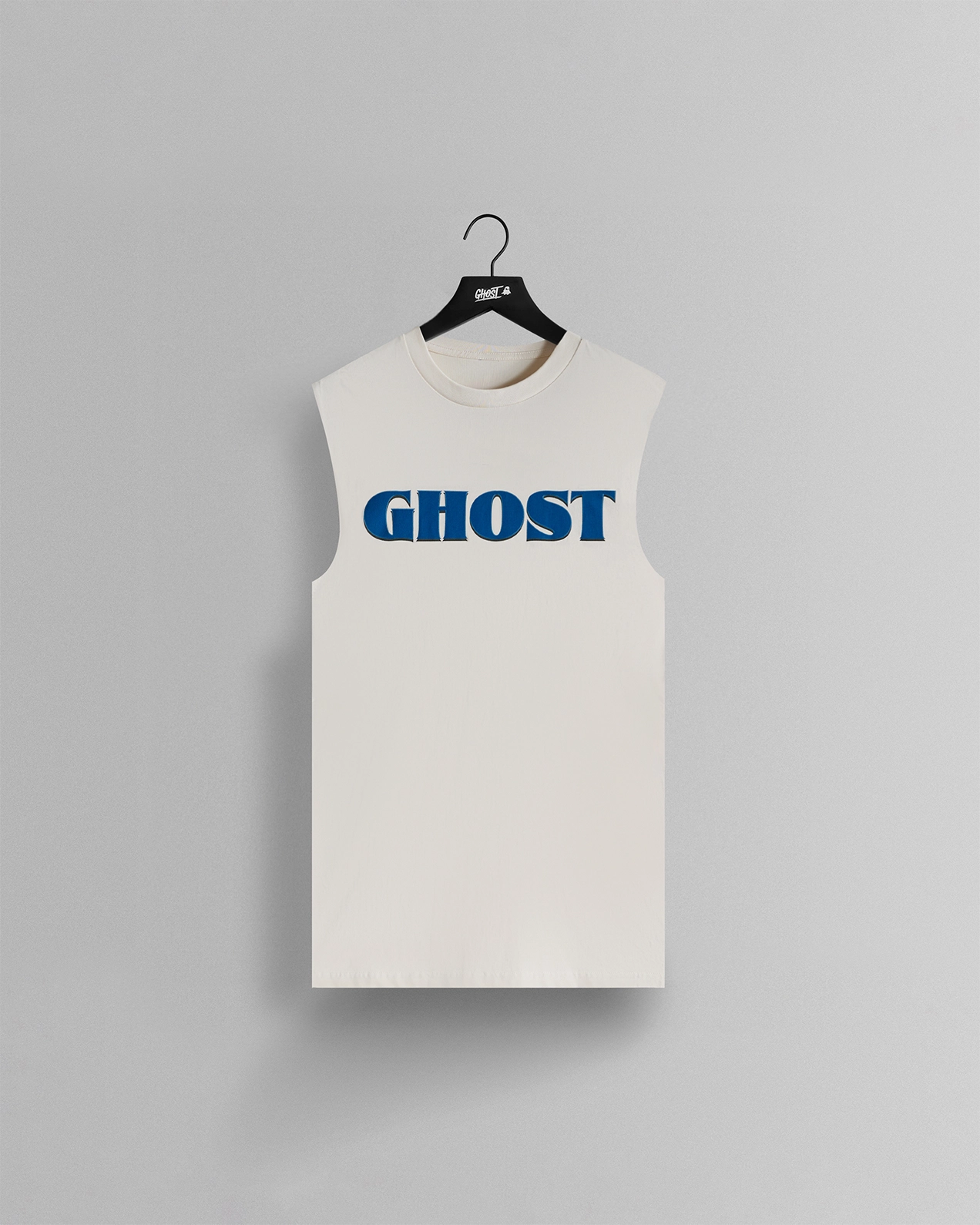 AllGasSleevelessTeeNaturalFront-2.png GHOST® ALL GAS SLEEVELESS TEE | NATURAL - Image 1