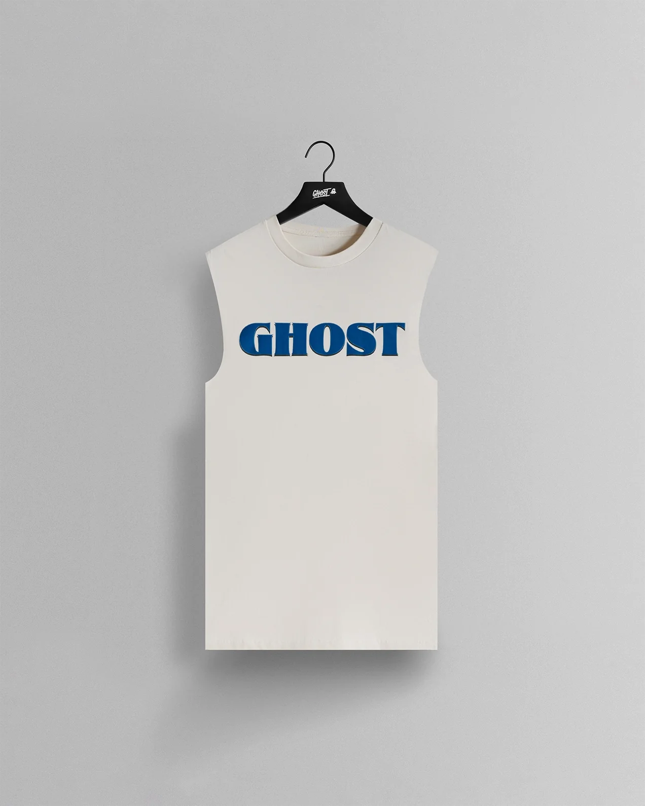 AllGasSleevelessTeeNaturalFront.png GHOST® ALL GAS SLEEVELESS TEE | NATURAL - Image 1