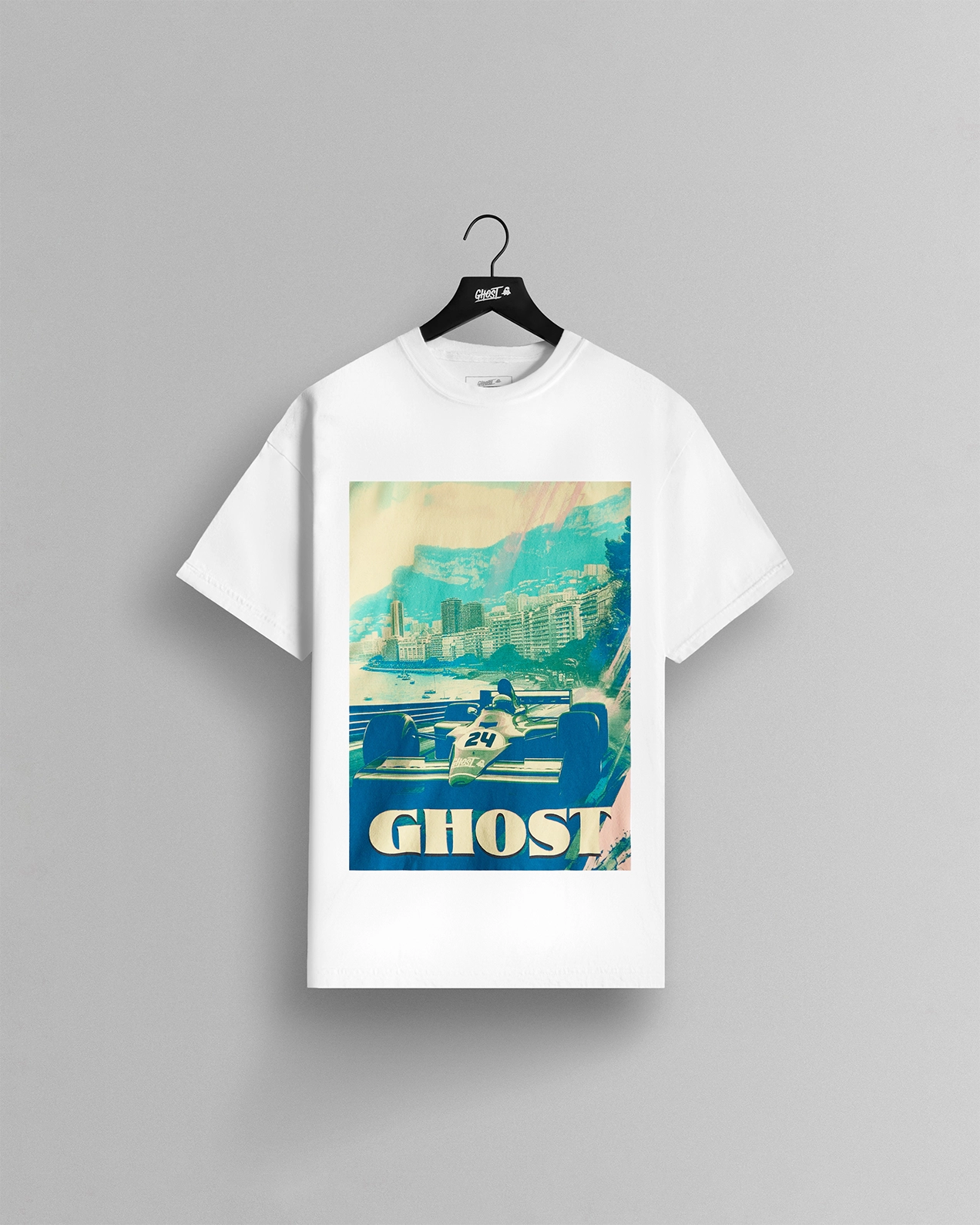 AllGasTeeWhiteFront-2.png GHOST® ALL GAS TEE | WHITE - Image 1