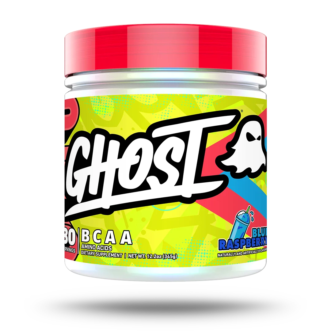 BCAABlueRaspberry.png GHOST® BCAA | BLUE RASPBERRY - Image 1