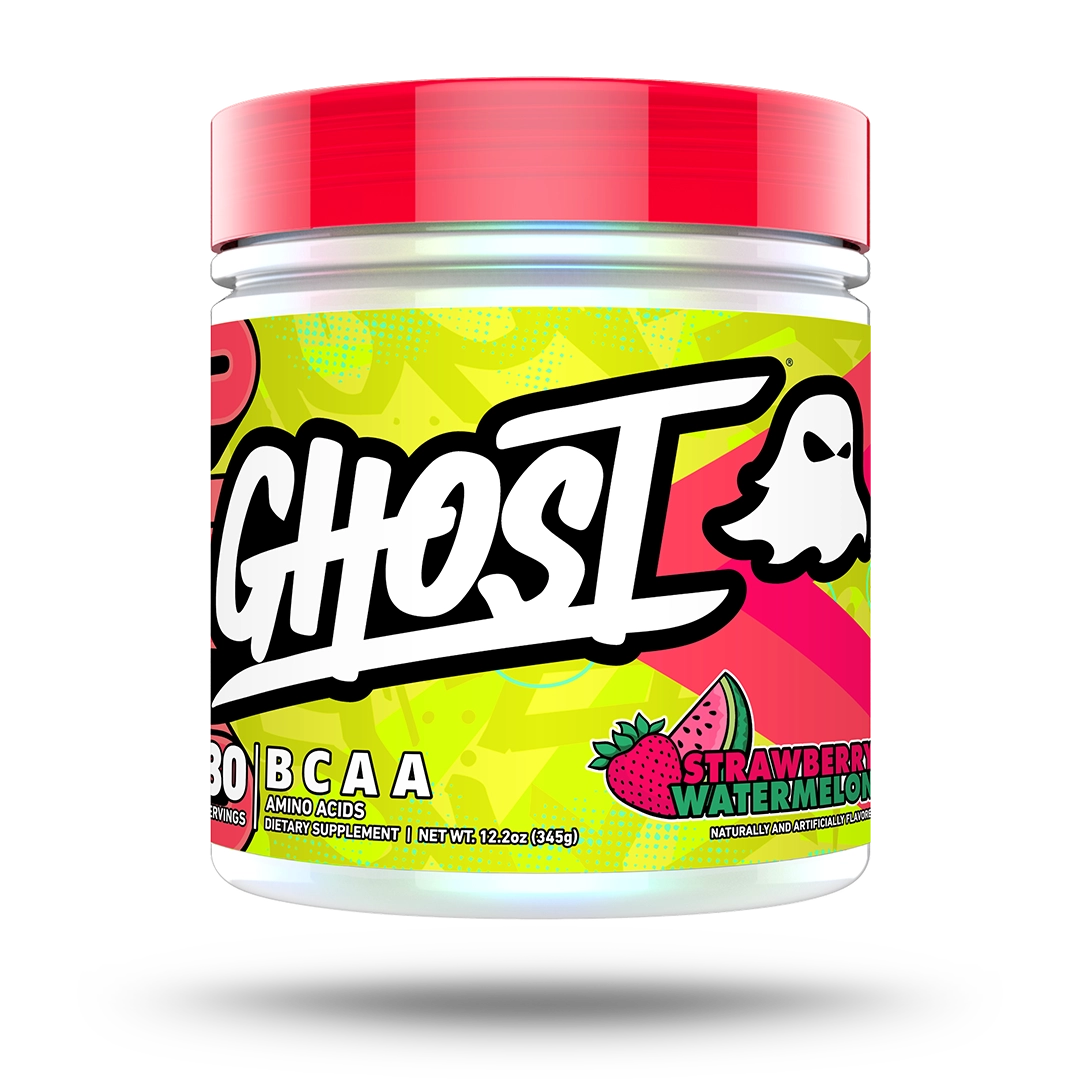 BCAAStrawberryWatermelon-2.png GHOST® BCAA | STRAWBERRY WATERMELON - Image 1