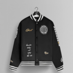 GHOST® CHAMPS VINTAGE BOMBER JACKET | BLACK
