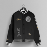 GHOST® CHAMPS VINTAGE BOMBER JACKET | BLACK