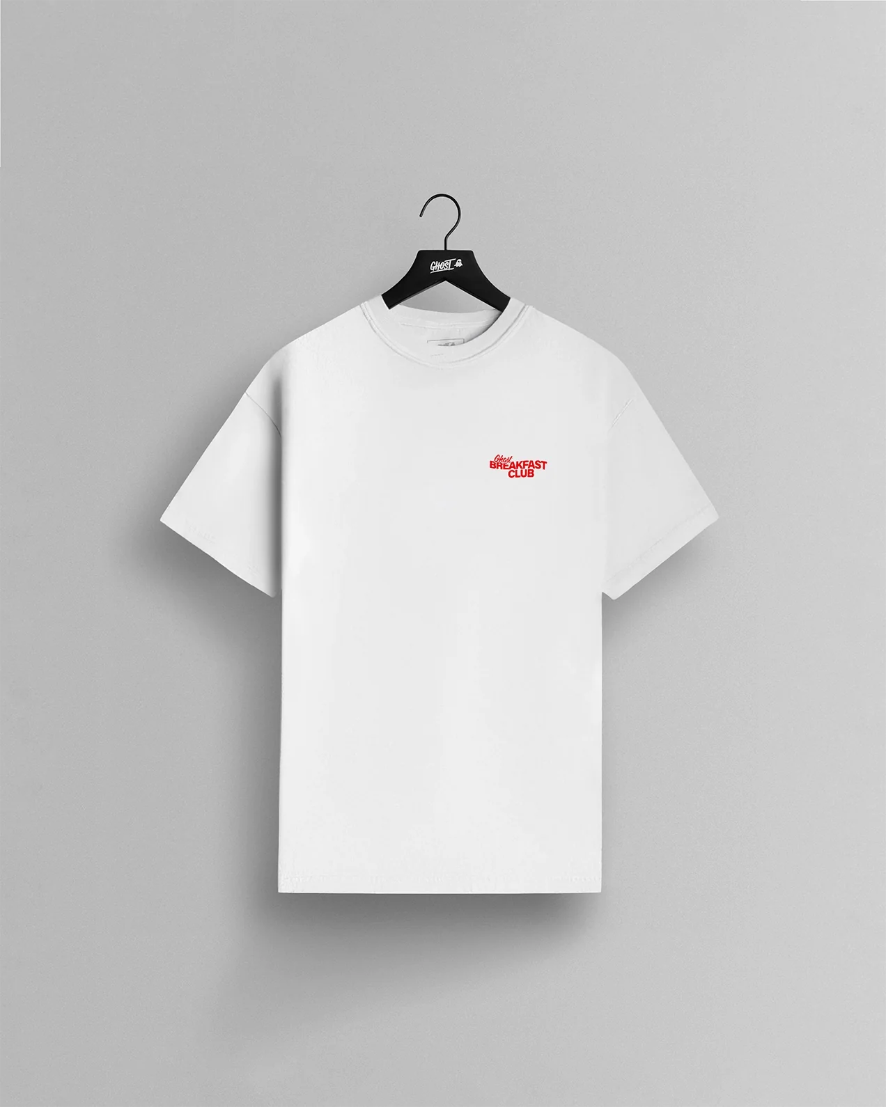 BreakfastClubWhiteTeeFront.png GHOST® BREAKFAST CLUB TEE | WHITE - Image 1