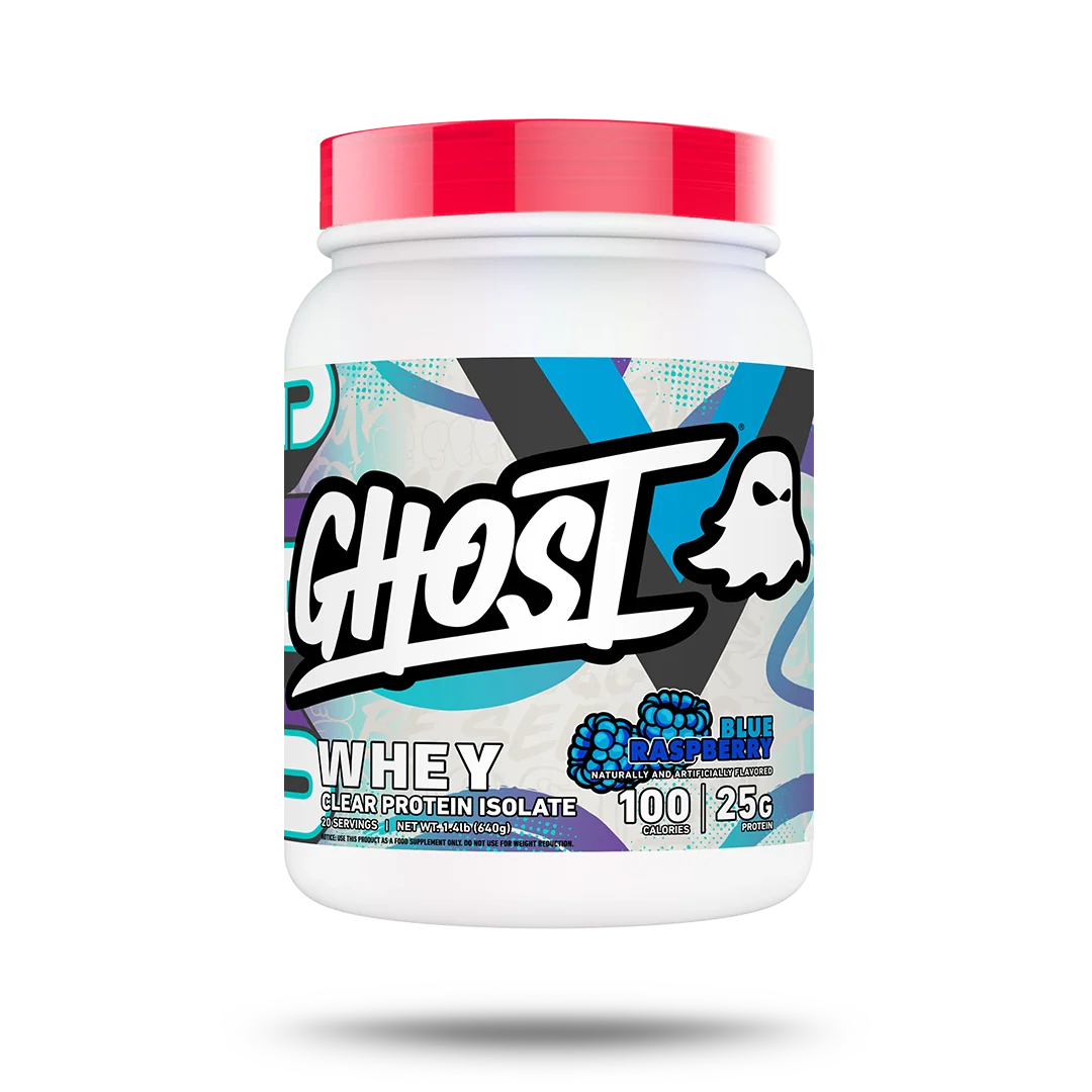 ClearWheyBlueRaspberry.png GHOST® CLEAR WHEY | BLUE RASPBERRY - Image 1