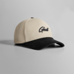 GHOST® CORDUROY BASEBALL HAT | CHARCOAL/NATURAL