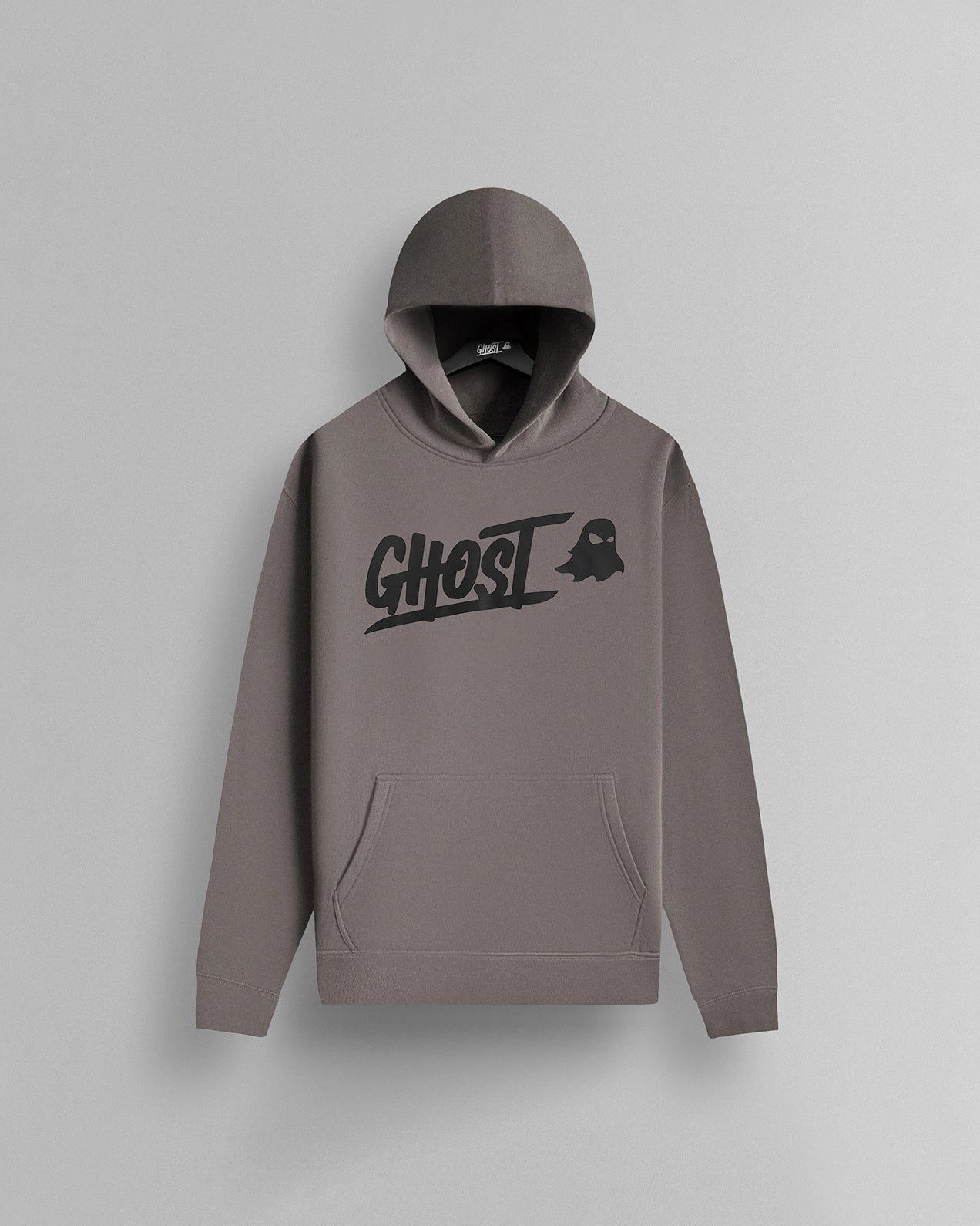 CoreHoodieFadedGreyFront.jpg GHOST® CORE LOGO HOODIE | FADED GREY - Image 1