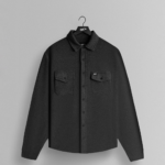 GHOST® CORE LONG SLEEVE BUTTON DOWN | HEATHER BLACK