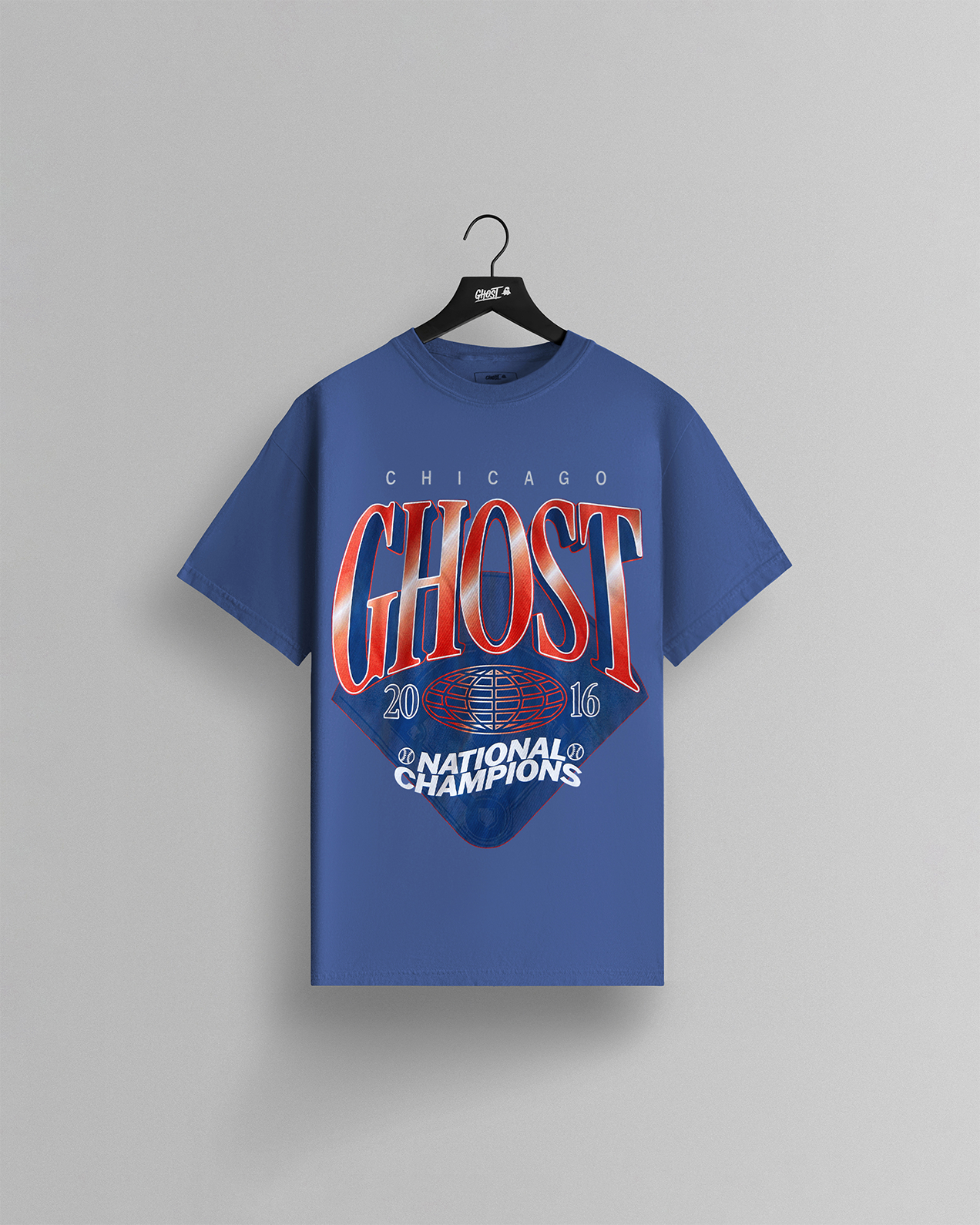 CubsTeeFront-2.png GHOST® CHAMPS TEE | ROYAL - Image 1