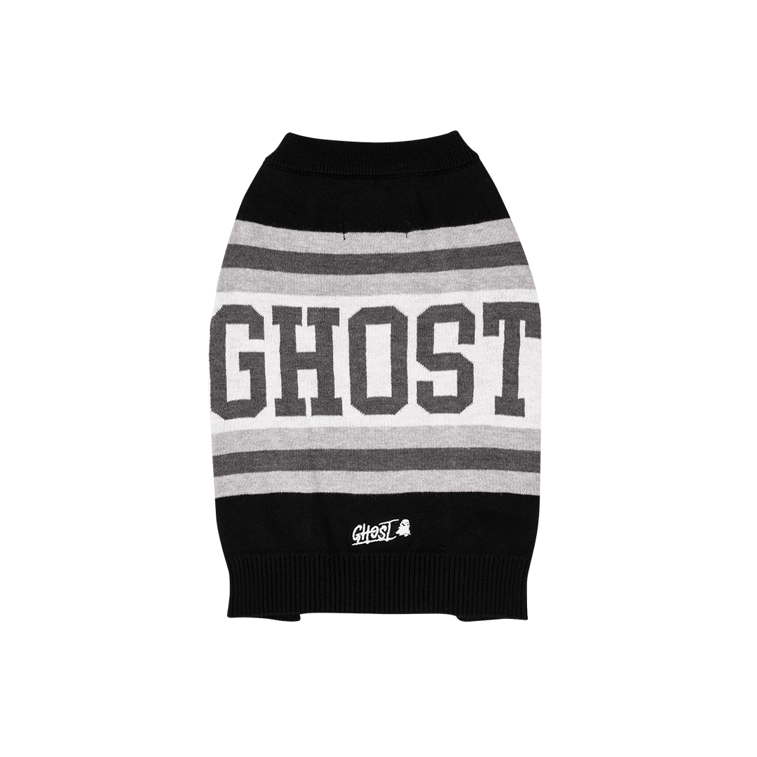 DogSweater.png GHOST® PET SWEATER | BLACK - Image 1