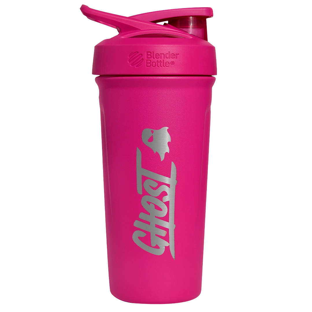 HyperPink-2.png GHOST® STAINLESS STEEL SHAKER | HYPER PINK - Image 1