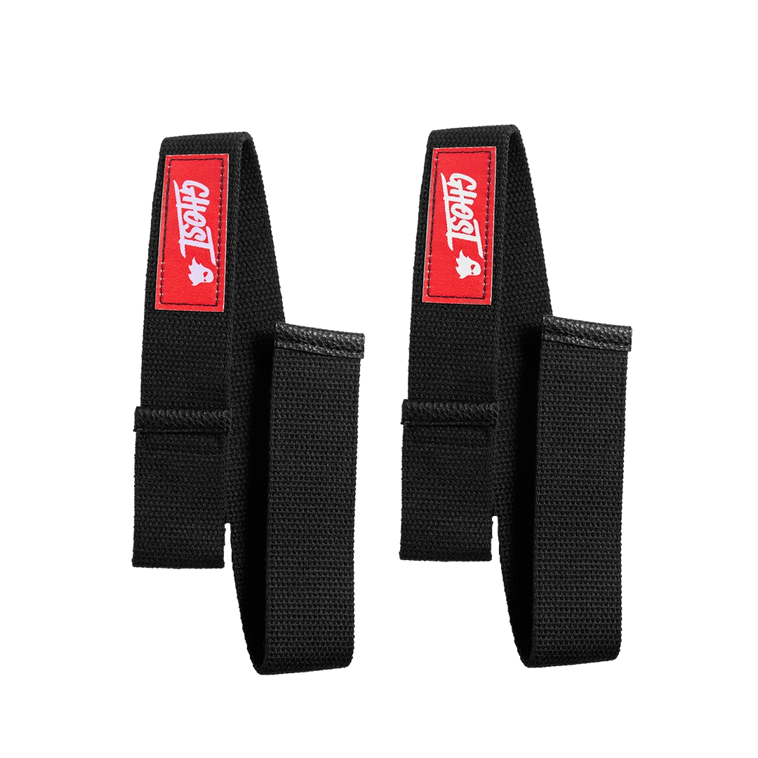 LiftingStraps.png GHOST® LIFTING STRAPS | BLACK - Image 1