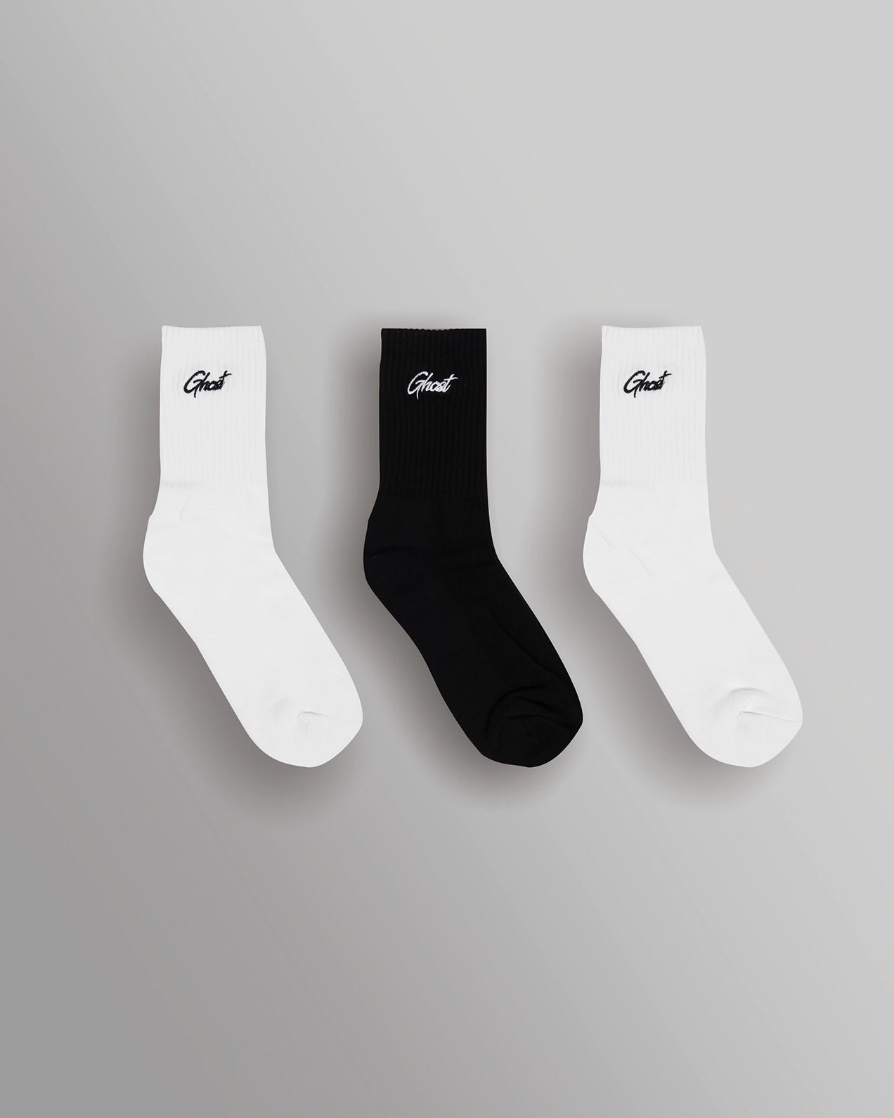 Sock3Pack.jpg GHOST® INSPO CREW SOCKS | 3 PACK - Image 1