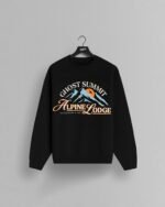 GHOST® SUMMIT CREWNECK | BLACK