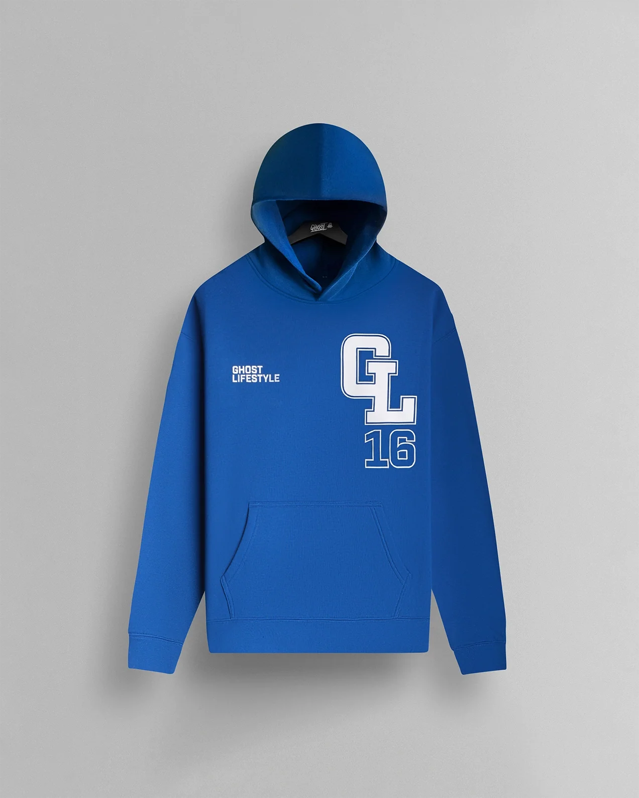 UniHoodieBlueFront.png GHOST® UNI HOODIE | ROYAL - Image 1
