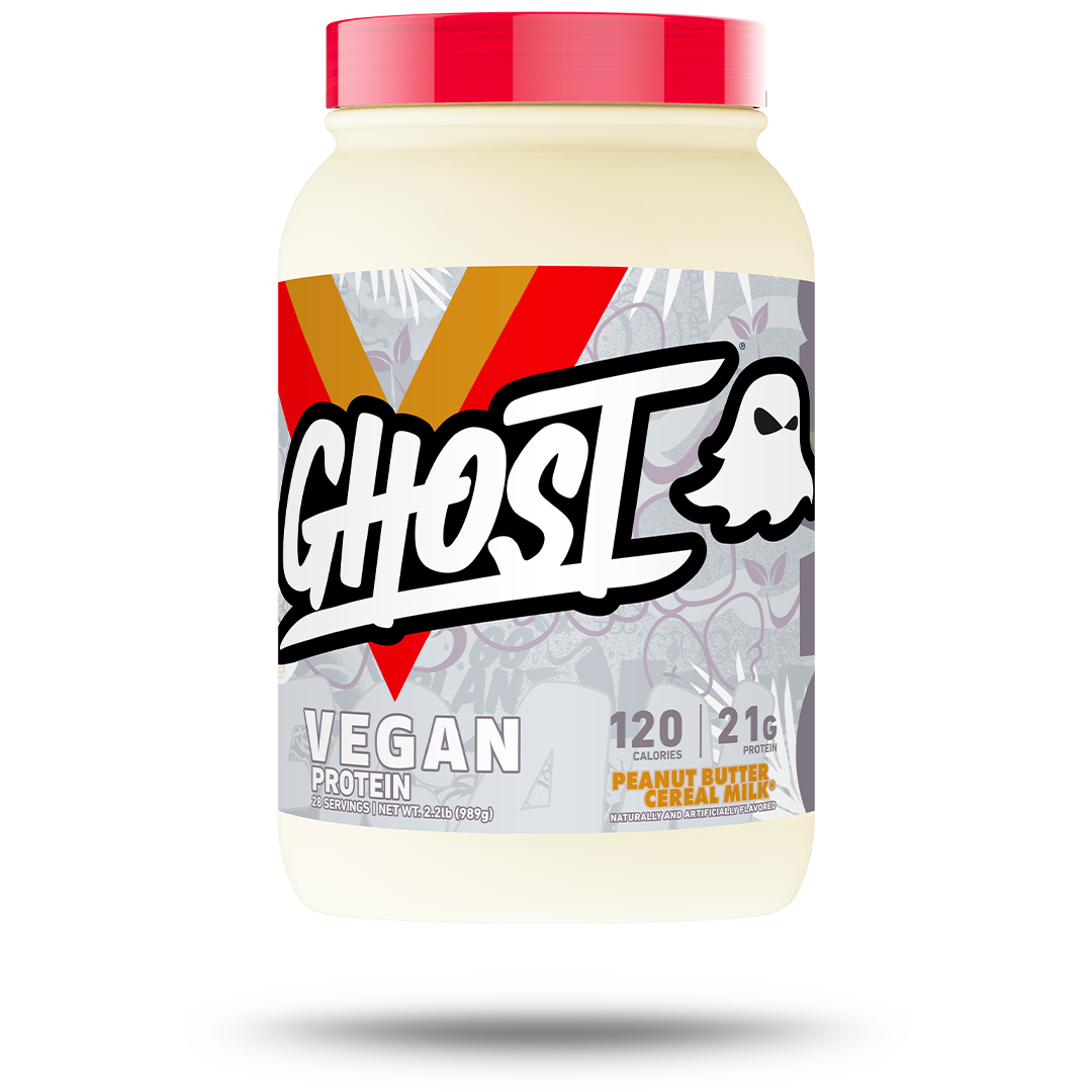 Vegan_8bc1d3ba-8ca4-4ff0-a495-d7438ee16a86.png GHOST® VEGAN | PEANUT BUTTER CEREAL MILK® - Image 1