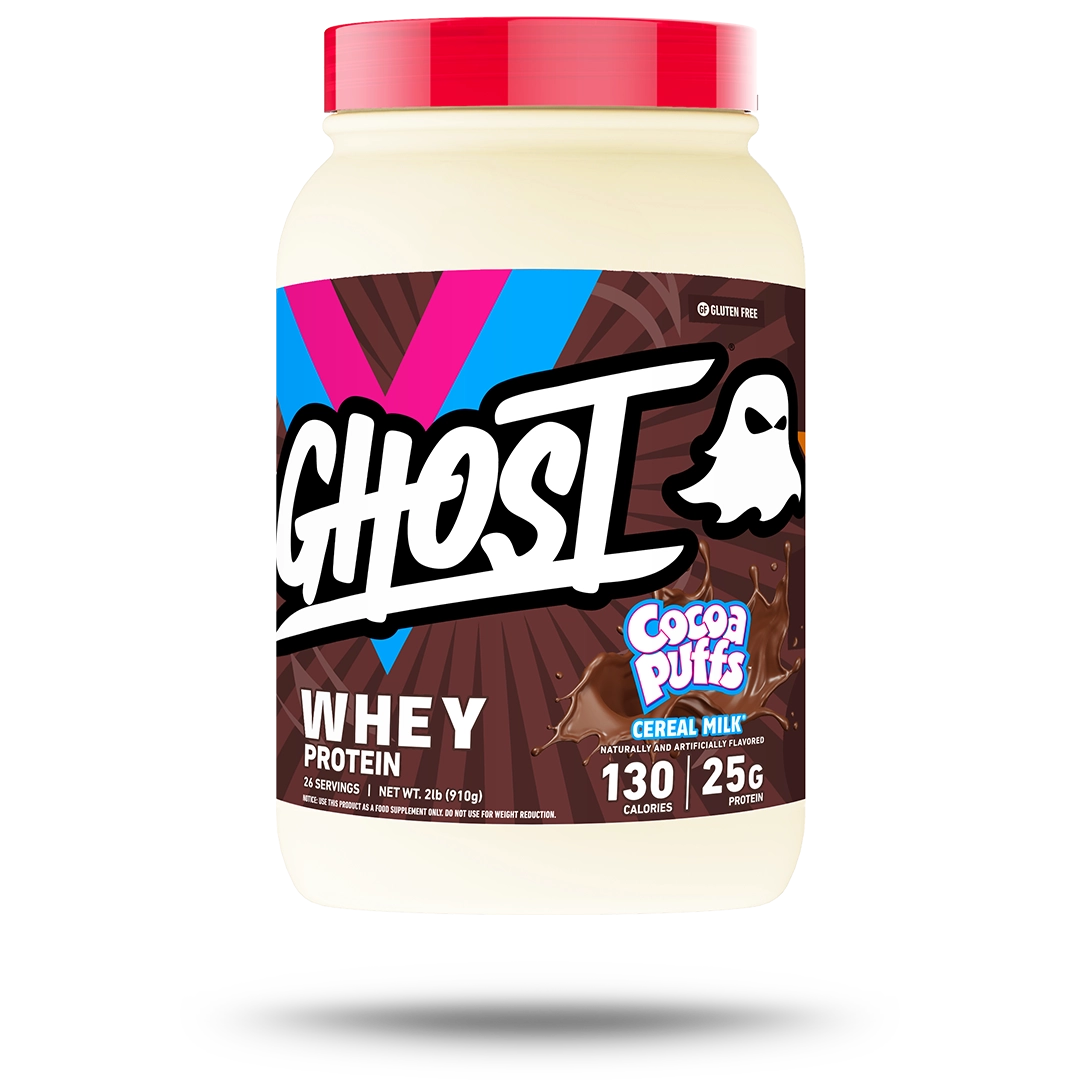 WheyCocoaPuffs.png GHOST® WHEY x COCOA PUFFS™ | COCOA PUFFS™ CEREAL MILK® - Image 1