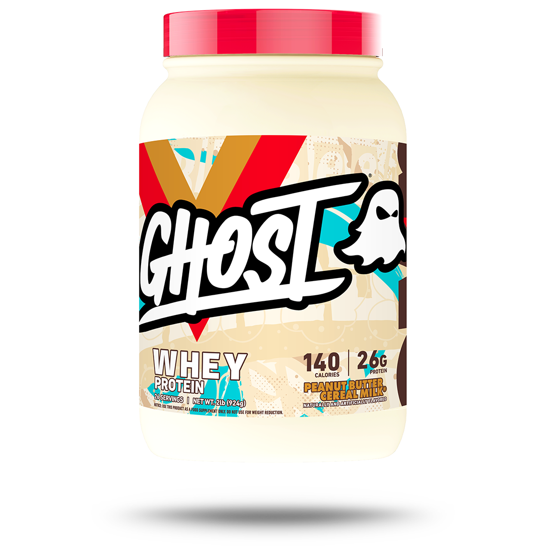 WheyPBCM_6cb4c986-c1d8-44e1-a507-1afe608acbab.png GHOST® WHEY | PEANUT BUTTER CEREAL MILK® - Image 1